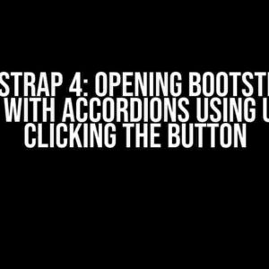 Bootstrap 4: Opening Bootstrap 4 Navtabs with Accordions using URL when Clicking the Button