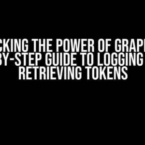 Unlocking the Power of GraphQL: A Step-by-Step Guide to Logging In and Retrieving Tokens